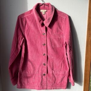 Appleseed's Pink Corduroy Jacket/Shirt